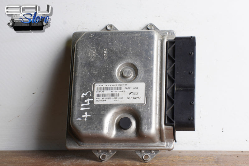 Cargue la imagen en el visor de la galería, ECU CENTRALITA MOTOR 51896758 8GMF.A9 ALFA ROMEO GIULIETTA II 1.40