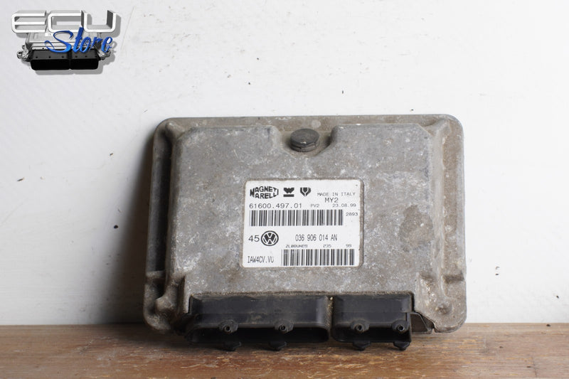Cargue la imagen en el visor de la galería, ECU CENTRALITA MOTOR 036906014AN 61600.497.01 IAW4CV.V0 VW GOLF IV 1.4 16v0