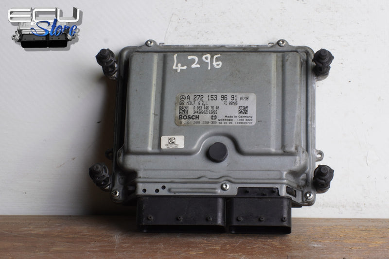 Cargue la imagen en el visor de la galería, ECU CENTRALITA MOTOR A2721539691 0261209358 ME9.7 MERCEDES SL SLK 3.5 V6 20080
