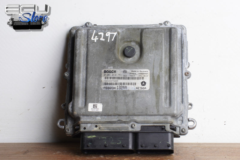 Cargue la imagen en el visor de la galería, ECU CENTRALITA MOTOR 0281014751 P68034132AA CHRYSLER JEEP WRANGLER 2.8 CRD 20080