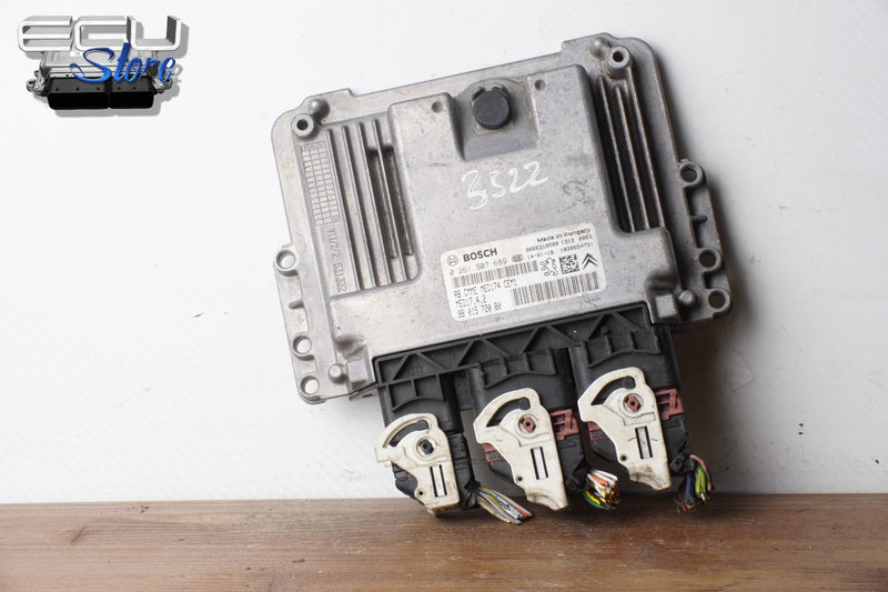 Cargue la imagen en el visor de la galería, ECU CENTRALITA MOTOR 0261S07689 9801572080 CITROEN DS3 208 1.6 THP 2014 + PLUGS0