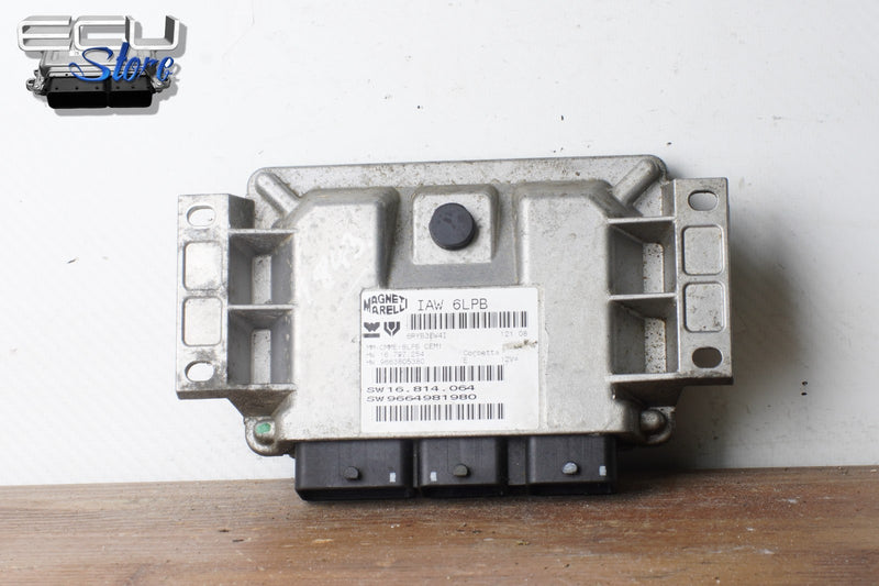Cargue la imagen en el visor de la galería, ECU CENTRALITA MOTOR IAW6LPB 9664981980 PEUGEOT 307 C4 Picasso 1.8 16v0