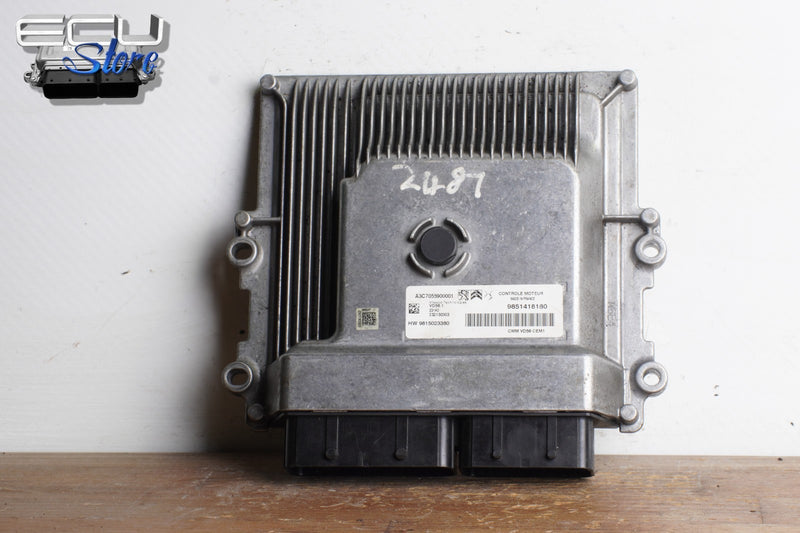 Cargue la imagen en el visor de la galería, ECU CENTRALITA MOTOR 9851418180 A3C7055900001 VD56.1 CITROEN C3 PEUGEOT 1.2 20230