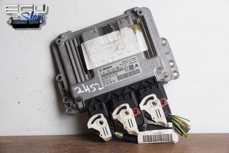 Cargue la imagen en el visor de la galería, ECU CENTRALITA MOTOR 0261S06620 9676379780 CITROEN C3 C4 PEUGEOT 207 1.4 + PLUGS0