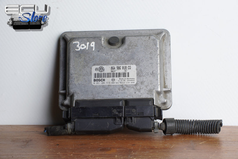 Cargue la imagen en el visor de la galería, ECU CENTRALITA MOTOR 06A906018CG 0261206518 VW GOLF IV GTI 1.8T 2000 + PLUGS0