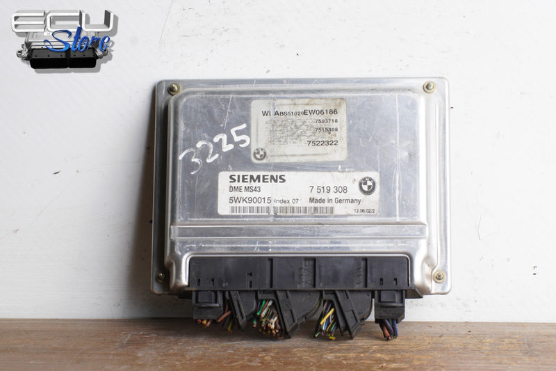 Cargue la imagen en el visor de la galería, ECU CENTRALITA MOTOR 7519308 5WK90015 BMW 3 E46 5 E39 Z3 X5 + PLUGS0