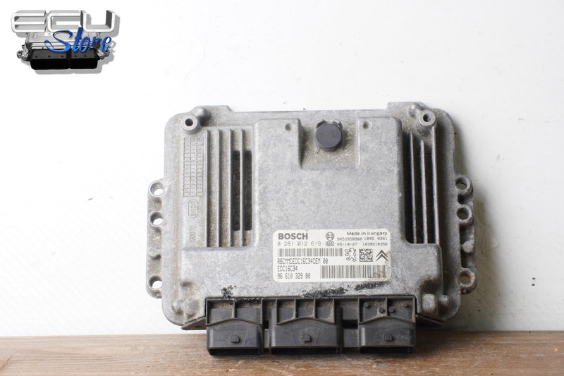 Cargue la imagen en el visor de la galería, ECU CENTRALITA MOTOR 0281012619 9661032980 CITROEN BERLINGO PEUGEOT 207 1.6 HDI0