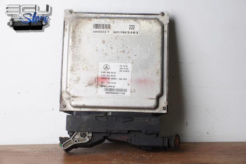 Cargue la imagen en el visor de la galería, ECU CENTRALITA MOTOR A6519003403 A6519013502 MERCEDES SPRINTER II 2.2d + PLUGS0
