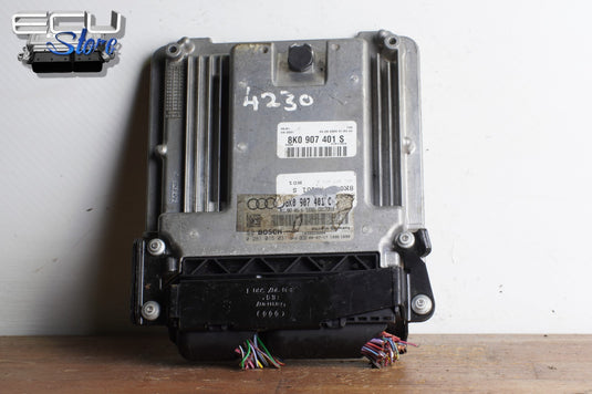 ECU CENTRALITA MOTOR 8K0907401C 0281015031 AUDI A4 A5 3.0 TDI 2008 + PLUGS0