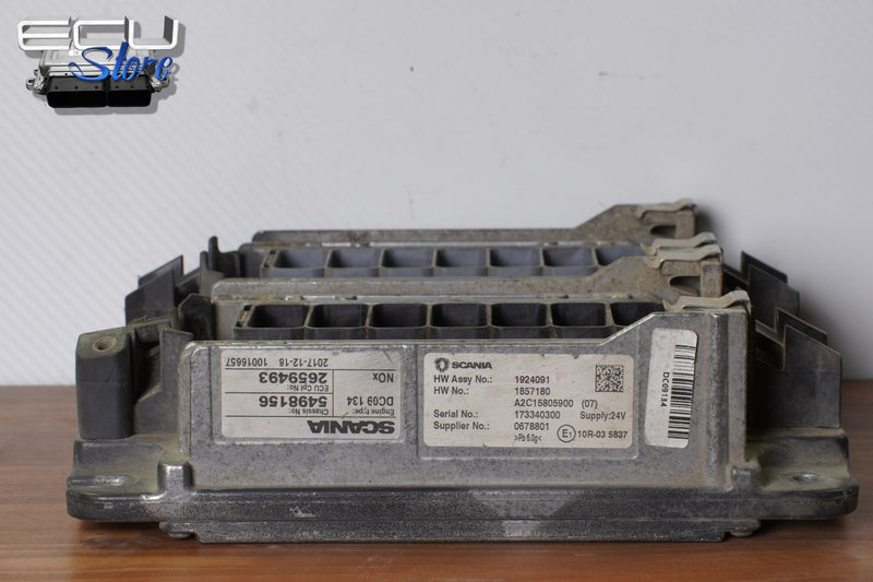 Cargue la imagen en el visor de la galería, ECU CENTRALITA MOTOR DC09 134 2659493 DC09134 1857180 SCANIA TRUCK 20173
