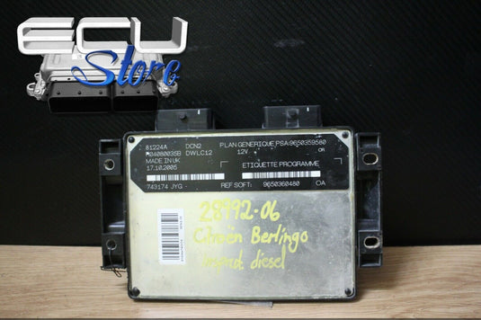 ECU / CENTRALITA MOTOR 9650359580 R04080035B 9650360480 - RENAULT