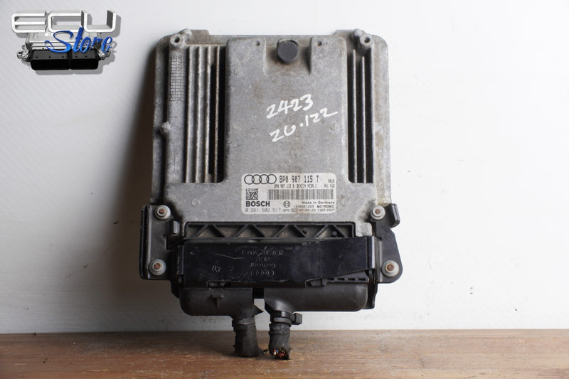 Cargue la imagen en el visor de la galería, ECU CENTRALITA MOTOR 8P0907115T 0261S02517 AUDI A3 2.0 TFSI 2007 + PLUGS0

