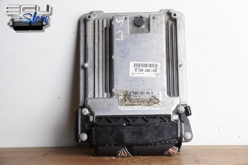Cargue la imagen en el visor de la galería, ECU CENTRALITA MOTOR 8K1907401D 0281014881 AUDI A5 2.7 TDI  2007 + PLUGS0
