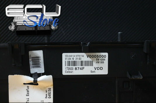 VELOCIMETRO / CUADRO INSTRUMENTOS VW TOURAN 2010 GASOLINA - 1T0920874F