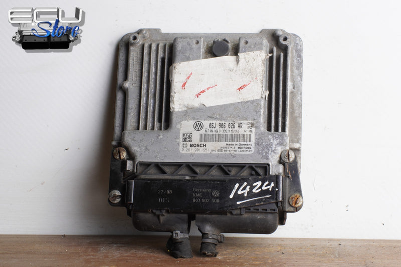 Cargue la imagen en el visor de la galería, ECU CENTRALITA MOTOR 06J906026AR 0261201951 VW SCIROCCO 2.0 TFSI 2008 + PLUGS0
