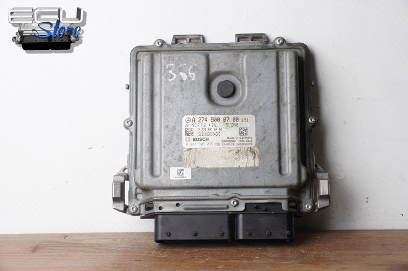Cargue la imagen en el visor de la galería, ECU CENTRALITA MOTOR 0261S06039 A2749000700 MERCEDES C W204 1.6 20130

