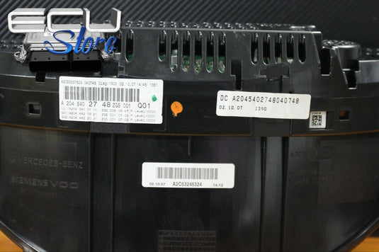 VELOCIMETRO / CUADRO INSTRUMENTOS MERCEDES C W204 GASOLINA - A2045402748