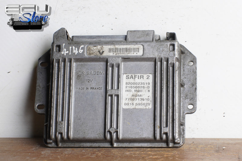 Cargue la imagen en el visor de la galería, ECU CENTRALITA MOTOR 8200023519 7700113510 SAFIR 2 RENAULT TWINGO 1.2 - 55 PINES0
