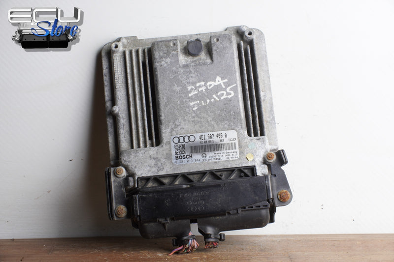 Cargue la imagen en el visor de la galería, ECU CENTRALITA MOTOR 0281013844 4E1907409A AUDI A8 4.2 TDI 2006 + PLUGS0

