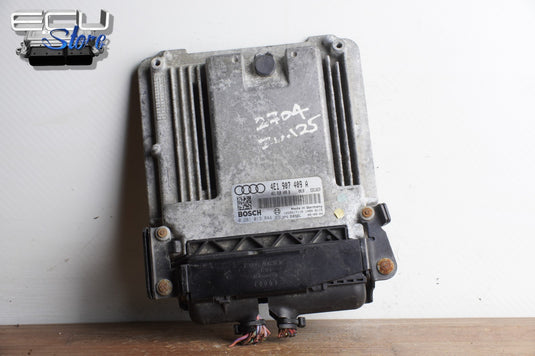 ECU CENTRALITA MOTOR 0281013844 4E1907409A AUDI A8 4.2 TDI 2006 + PLUGS0