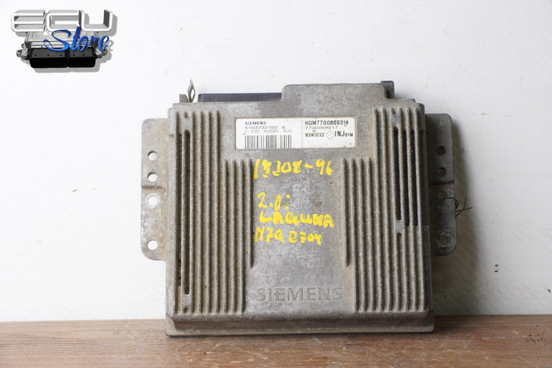 Cargue la imagen en el visor de la galería, ECU CENTRALITA MOTOR S103722102B 7700868314 RENAULT LAGUNA 1996 2.0i0
