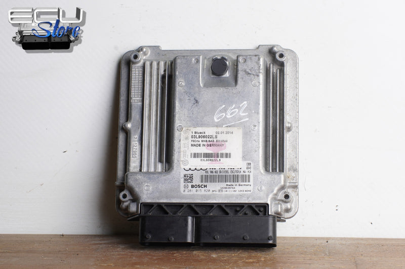 Cargue la imagen en el visor de la galería, ECU CENTRALITA MOTOR 0281015820 03L906022RC AUDI TT 2.0 TDI 20110
