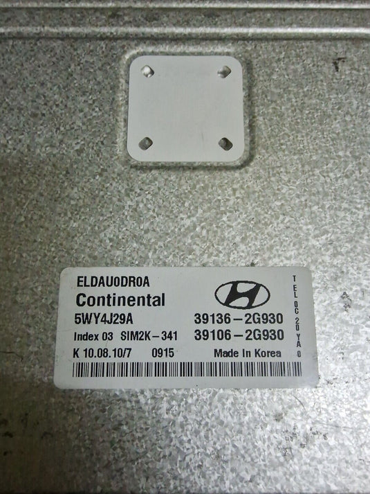 ECU / CENTRALITA MOTOR 39136-2G930 39106-2G930 5WY4J29A - HYUNDAI SPORTAGE 2.0