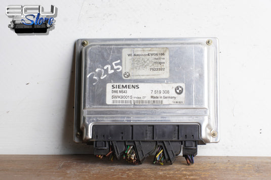 ECU CENTRALITA MOTOR 7519308 5WK90015 BMW 3 E46 5 E39 Z3 X5 + PLUGS0