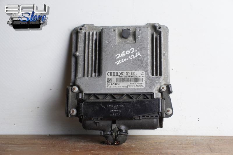 Cargue la imagen en el visor de la galería, ECU CENTRALITA MOTOR 8P7907115L 0261S04939 AUDI A3 1.8 TFSI 2008 + PLUGS0
