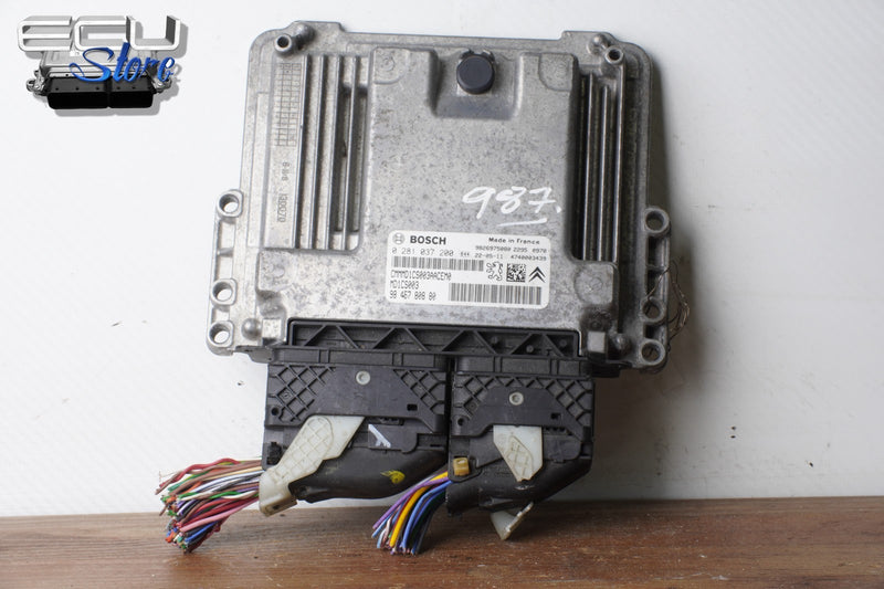 Cargue la imagen en el visor de la galería, ECU CENTRALITA MOTOR 0281037200 9845780880 CITROEN PEUGEOT PARTNER 2021 + PLUGS0

